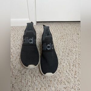 Adidas cloudfoam Black and White Slip-On Sneakers size 10